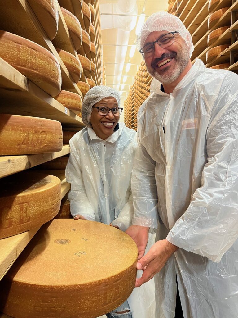Cave d'affinage de fromage à Charmey, Gruyère